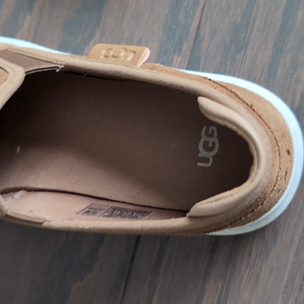 UGG Camel Slip On Sneakers Size 7 - Picture 5 of 11